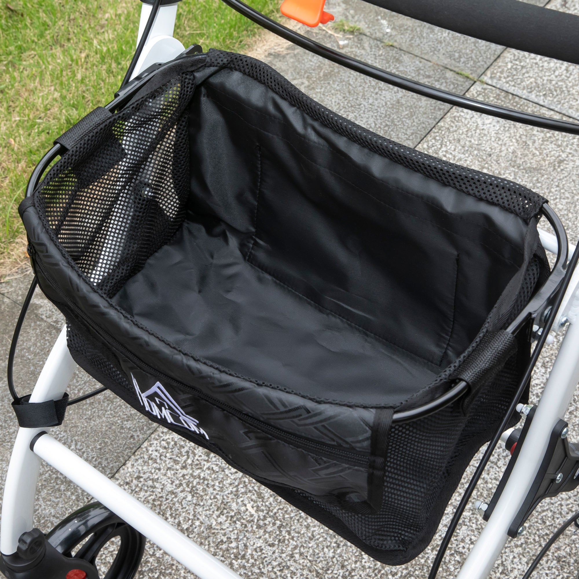 Upright Walker with Forearm Support - High Posture Rollator for Seniors with Back Pain - Foldable, Seat & All-Terrain Wheels